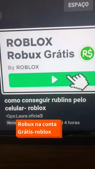 como conseguir robux no roblox pelo celular